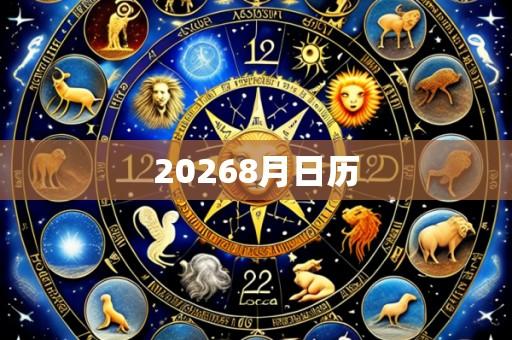20268月日历