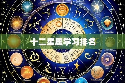 十二星座学习排名