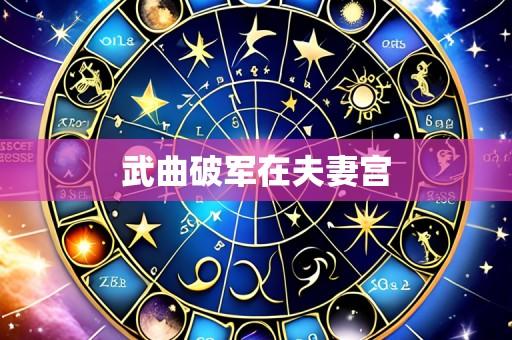武曲破军在夫妻宫