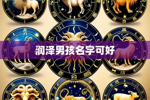 润泽男孩名字可好