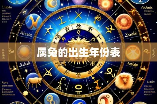 属兔的出生年份表