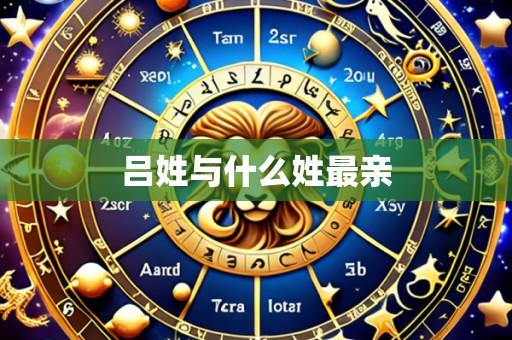 吕姓与什么姓最亲