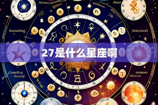 27是什么星座啊