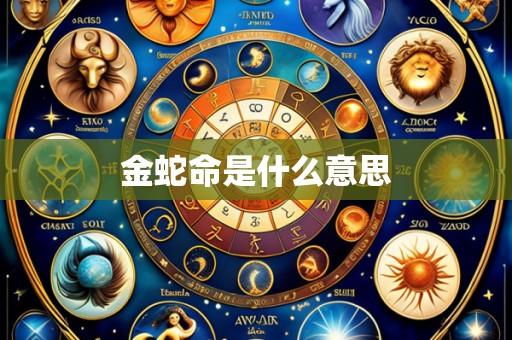 金蛇命是什么意思