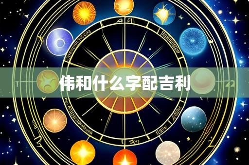 伟和什么字配吉利