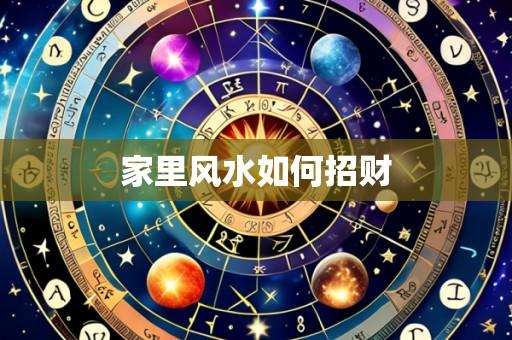家里风水如何招财