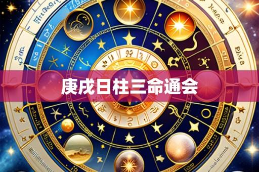 庚戌日柱三命通会