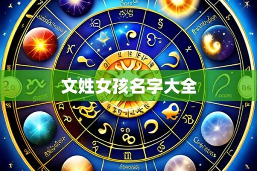 文姓女孩名字大全