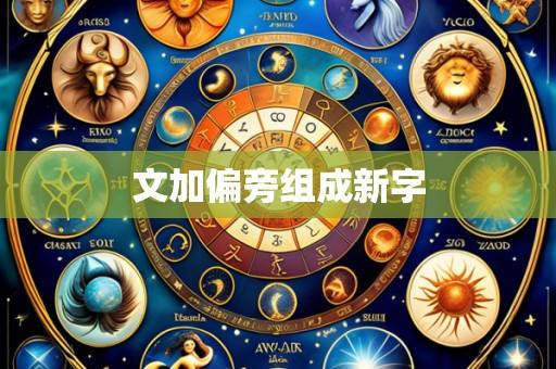 文加偏旁组成新字