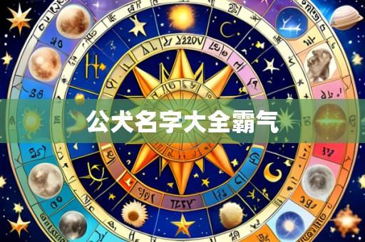 公犬名字大全霸气
