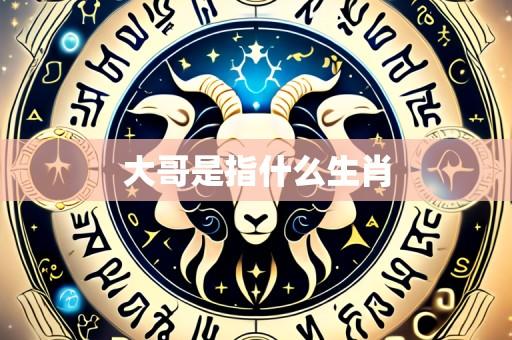 大哥是指什么生肖