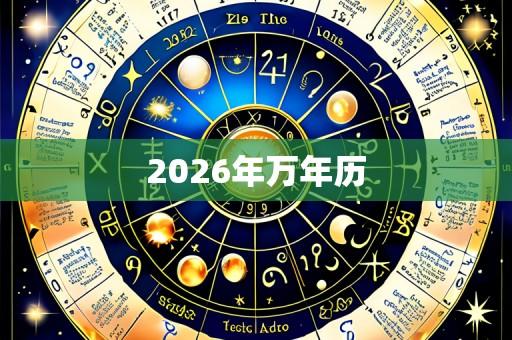 2026年万年历