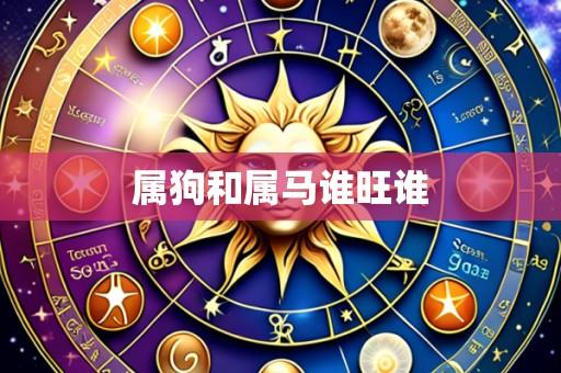 属狗和属马谁旺谁