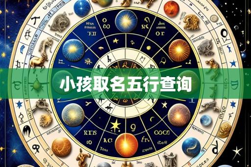 小孩取名五行查询
