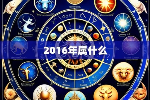 2016年属什么