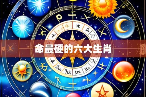 命最硬的六大生肖