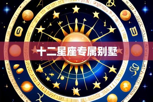 十二星座专属别墅