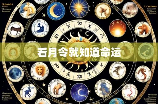 看月令就知道命运