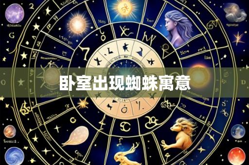 卧室出现蜘蛛寓意