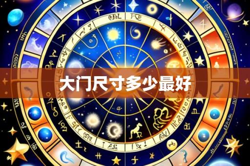 大门尺寸多少最好