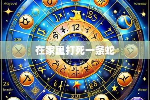 在家里打死一条蛇