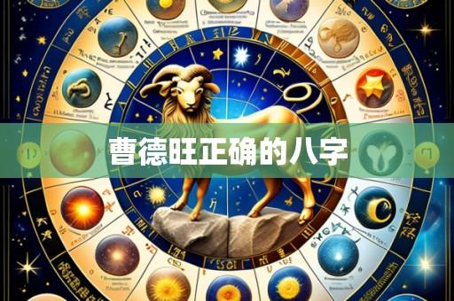 曹德旺正确的八字