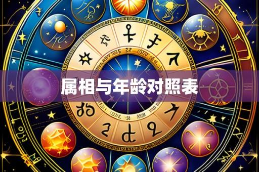 属相与年龄对照表