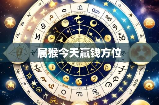 属猴今天赢钱方位