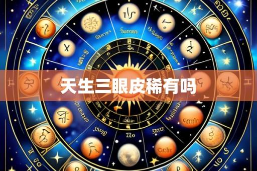 天生三眼皮稀有吗