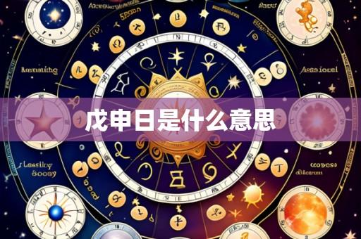 戊申日是什么意思