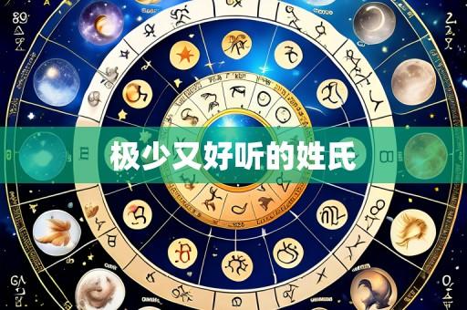 极少又好听的姓氏