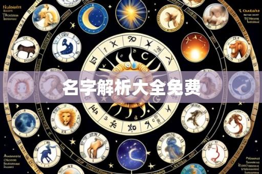名字解析大全免费