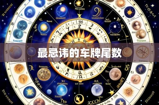 最忌讳的车牌尾数