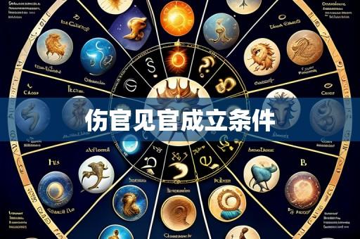 伤官见官成立条件