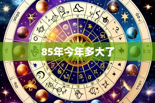 85年今年多大了