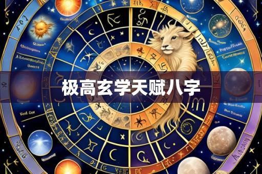 极高玄学天赋八字