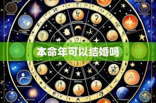 本命年可以结婚吗