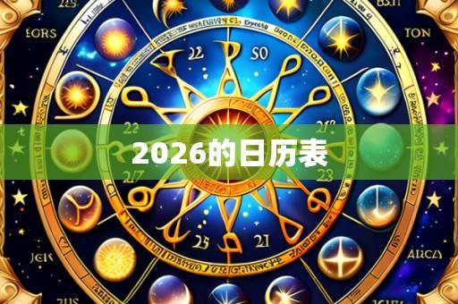 2026的日历表