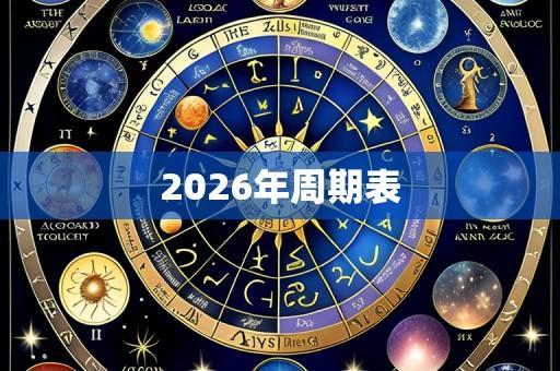 2026年周期表