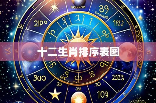 十二生肖排序表图