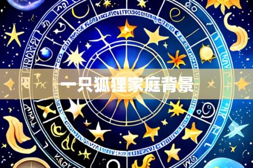 一只狐狸家庭背景