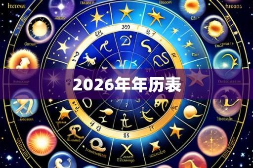 2026年年历表