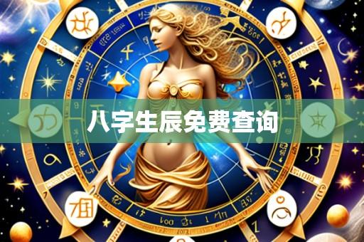 八字生辰免费查询