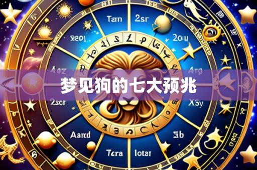 梦见狗的七大预兆