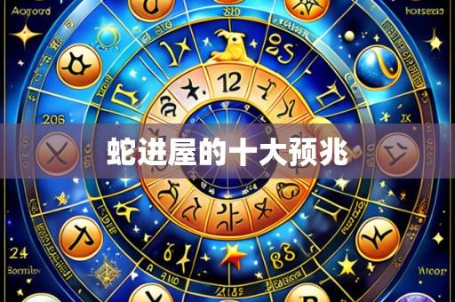 蛇进屋的十大预兆