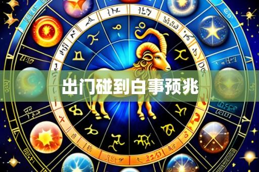 出门碰到白事预兆