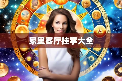 家里客厅挂字大全