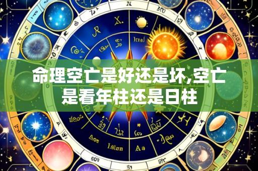 命理空亡是好还是坏,空亡是看年柱还是日柱