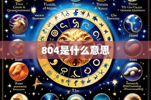 804是什么意思