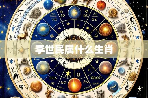 李世民属什么生肖